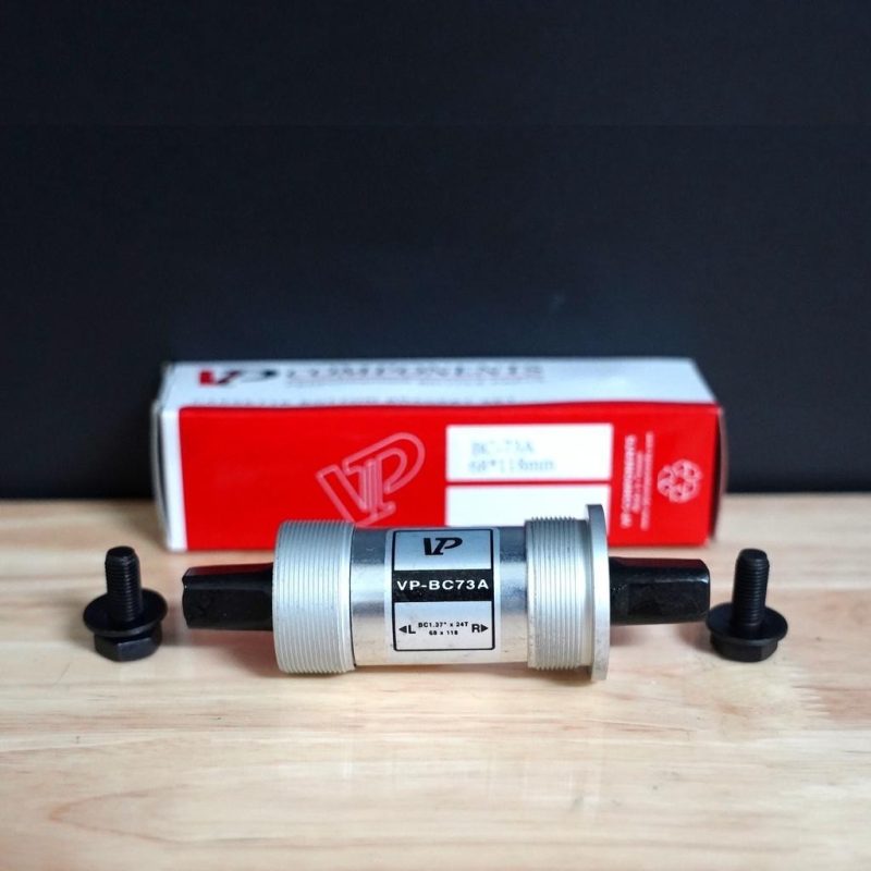 【小宇單車】四方軸BB 鋁合金卡式培林BB68*118MM VP-BC73 中軸 五通軸心：圖片 2