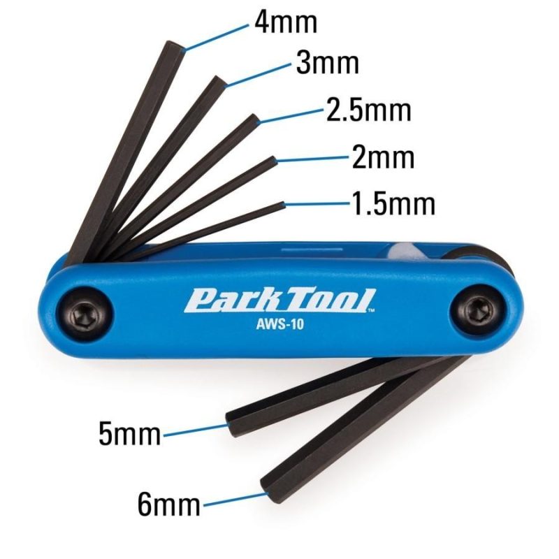 【小宇單車】ParkTool AWS-10 折疊式六角扳手工具組 (含1.5 - 6mm)：圖片 3