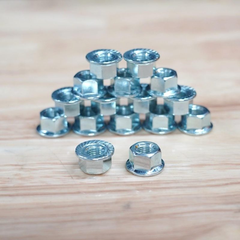 【小宇單車】M8*10.5MM 軸心止滑螺母 適用5/16鎖牙式花鼓軸心、腳踏車快拆式輪軸心：圖片 2