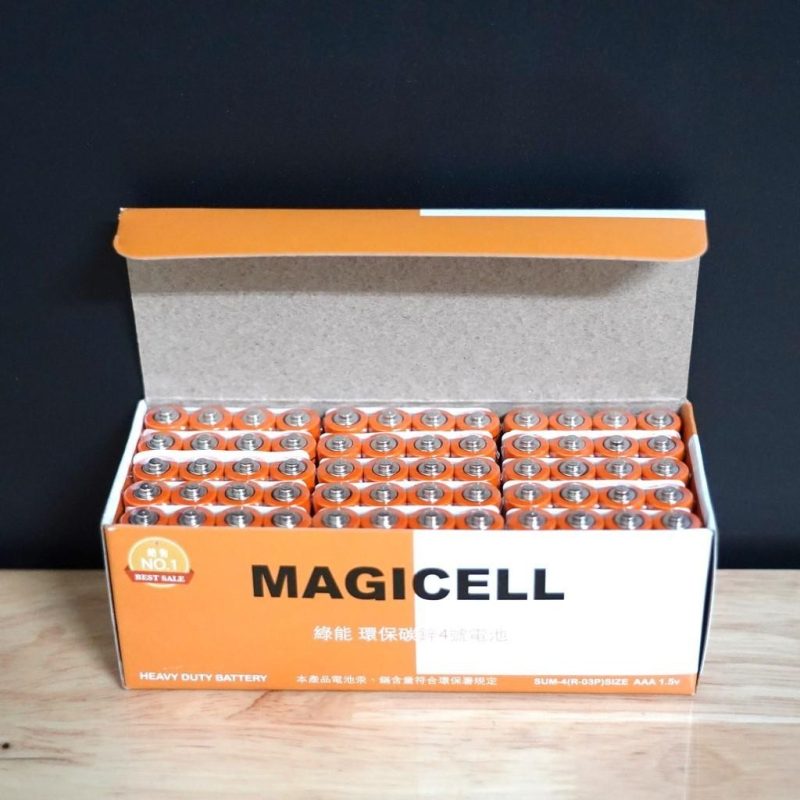 【小宇單車】MAGICELL 4號電池 四號電池 碳鋅電池 1.5V 環保碳鋅電池 AA電池 乾電池 （一組4顆）：圖片 3