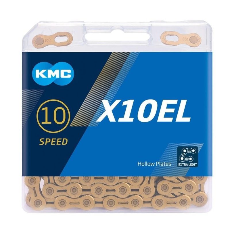 【小宇單車】KMC X10EL 10速 輕量化鏈條 盒裝（金、銀）：圖片 2