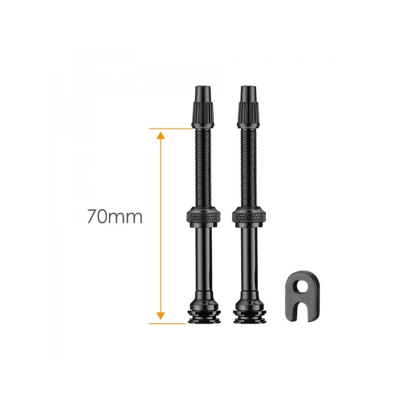 【小宇單車】CICLOVATION 無內胎氣嘴 40mm/50mm/70mm 黑：圖片 3