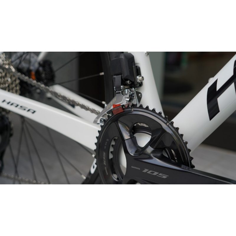 【小宇單車】HASA RS1 碟煞公路車（黑白配色 + 105 12速機械變速 + 鋁輪）：圖片 5