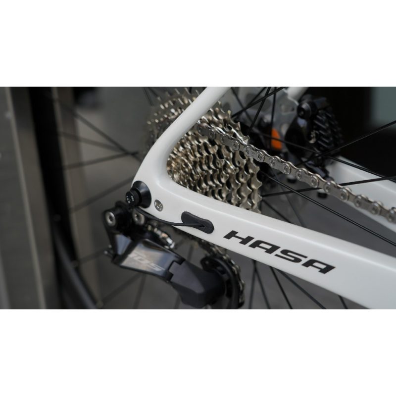 【小宇單車】HASA RS1 碟煞公路車（黑白配色 + 105 12速機械變速 + 鋁輪）：圖片 6
