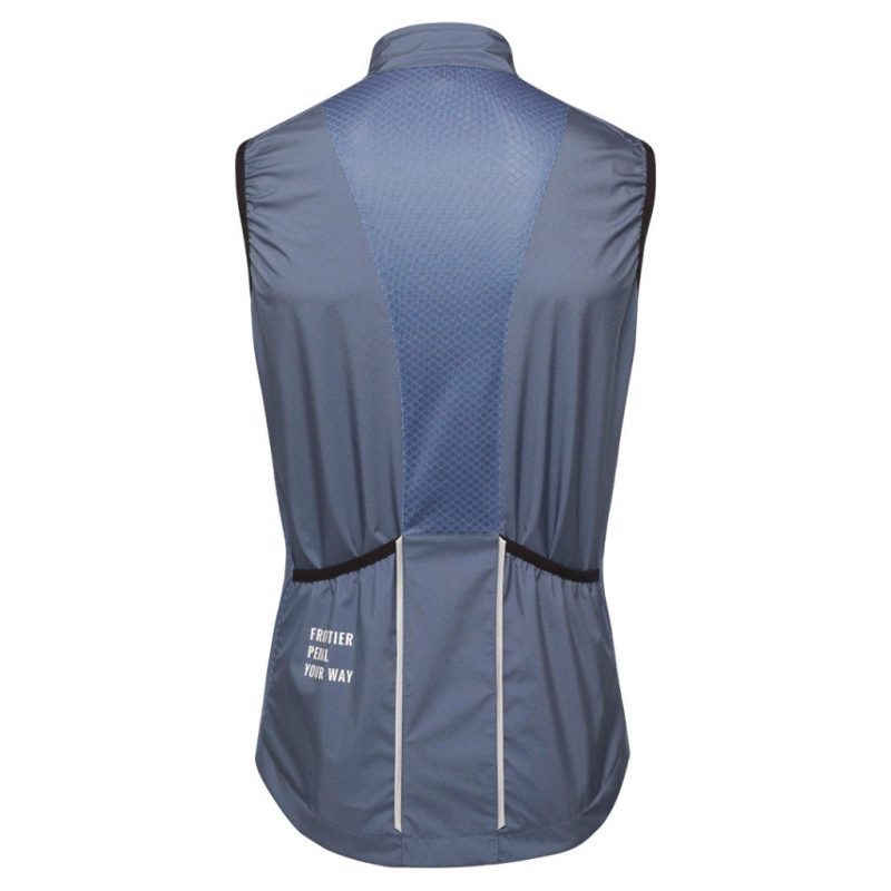【小宇單車】出清 Frontier Mistral Vest 防風輕量男背心 (藍S)：圖片 2