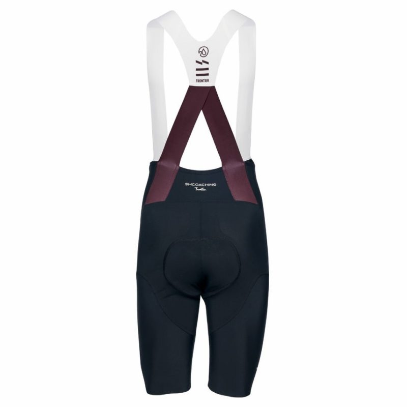 【小宇單車】FRONTIER SCHCOACHING Bib Shorts 謝昇諺聯名男吊帶車褲 (紅)：圖片 3