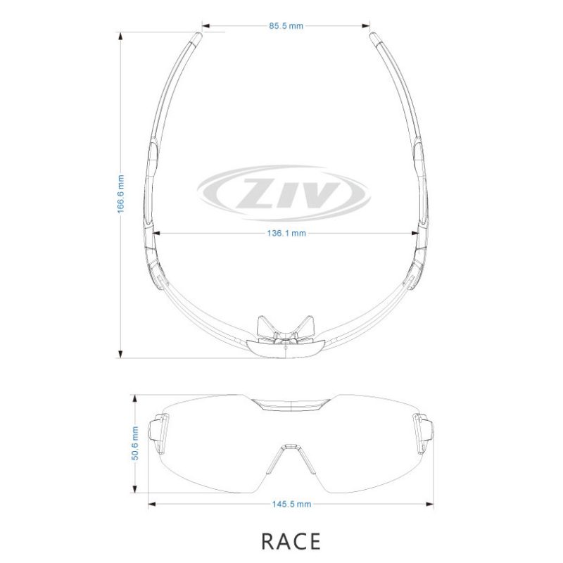【小宇單車】ZIV RACE 運動眼鏡/風鏡/騎行鏡：圖片 6