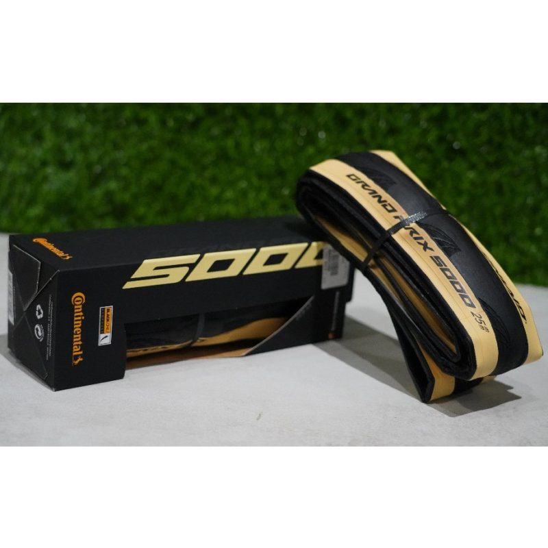 【小宇單車】Continental 德國馬牌GP5000 700*25C 28C 黑色咖啡奶油邊 公路車外胎 原廠盒裝：圖片 7