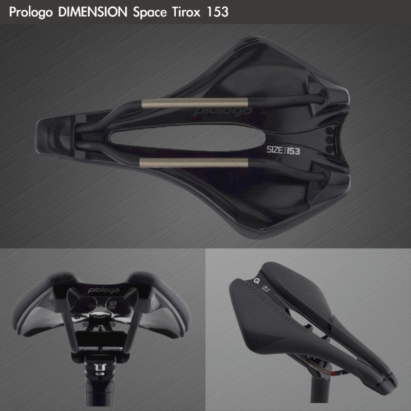 【小宇單車】PROLOGO 坐墊 DIMENSION-SPACE 錋鋼弓 153 黑色 單車坐墊：圖片 3