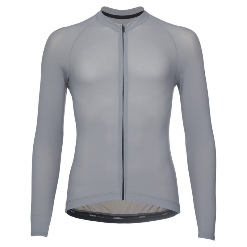 【小宇單車】出清 Frontier 運動版長袖車衣男款 灰M NERVE TRAINING Long Sleeve：圖片 2