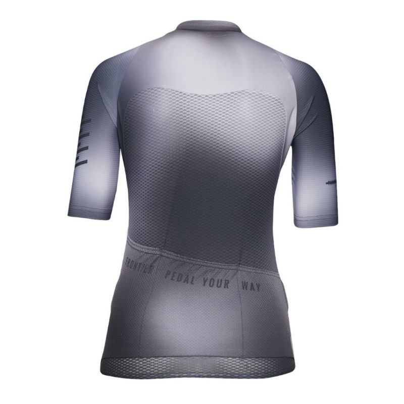 【小宇單車】出清 Frontier TANGO CLIMBER jersey 爬坡版女款車衣 (真曳灰)：圖片 2
